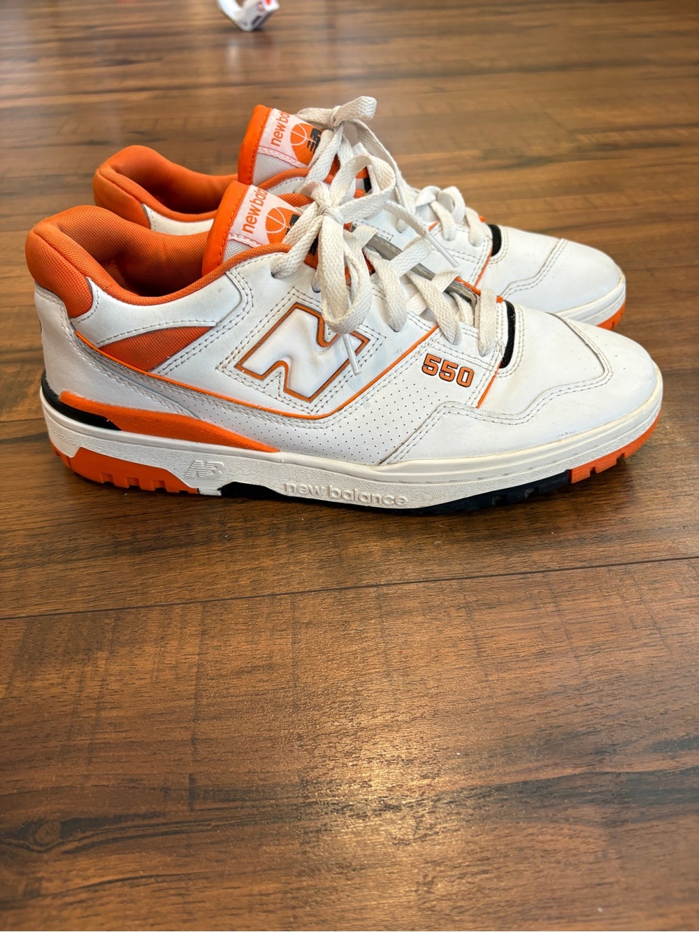 New Balance 550 Syracuse White Varsity Orange Men’s Size 10